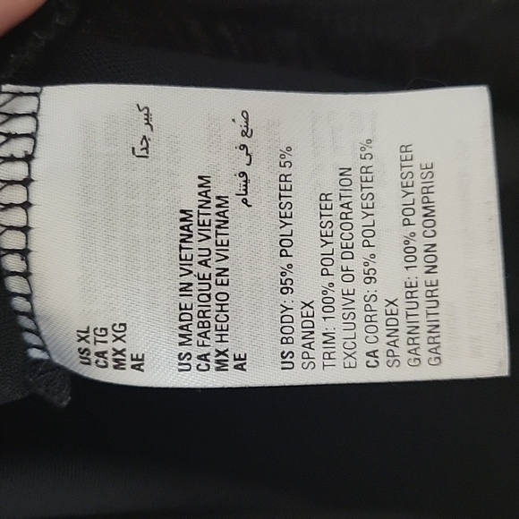 Bar III Women's Black V-Neck Top XL - Picture 5 of 7